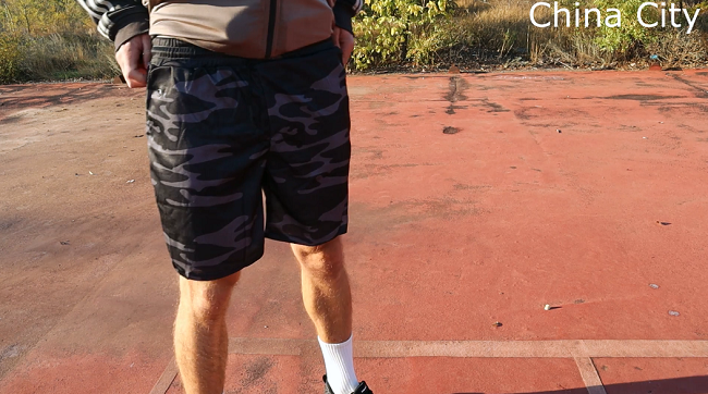 Мужские спортивные шорты цвета хаки с АлиЭкспресс